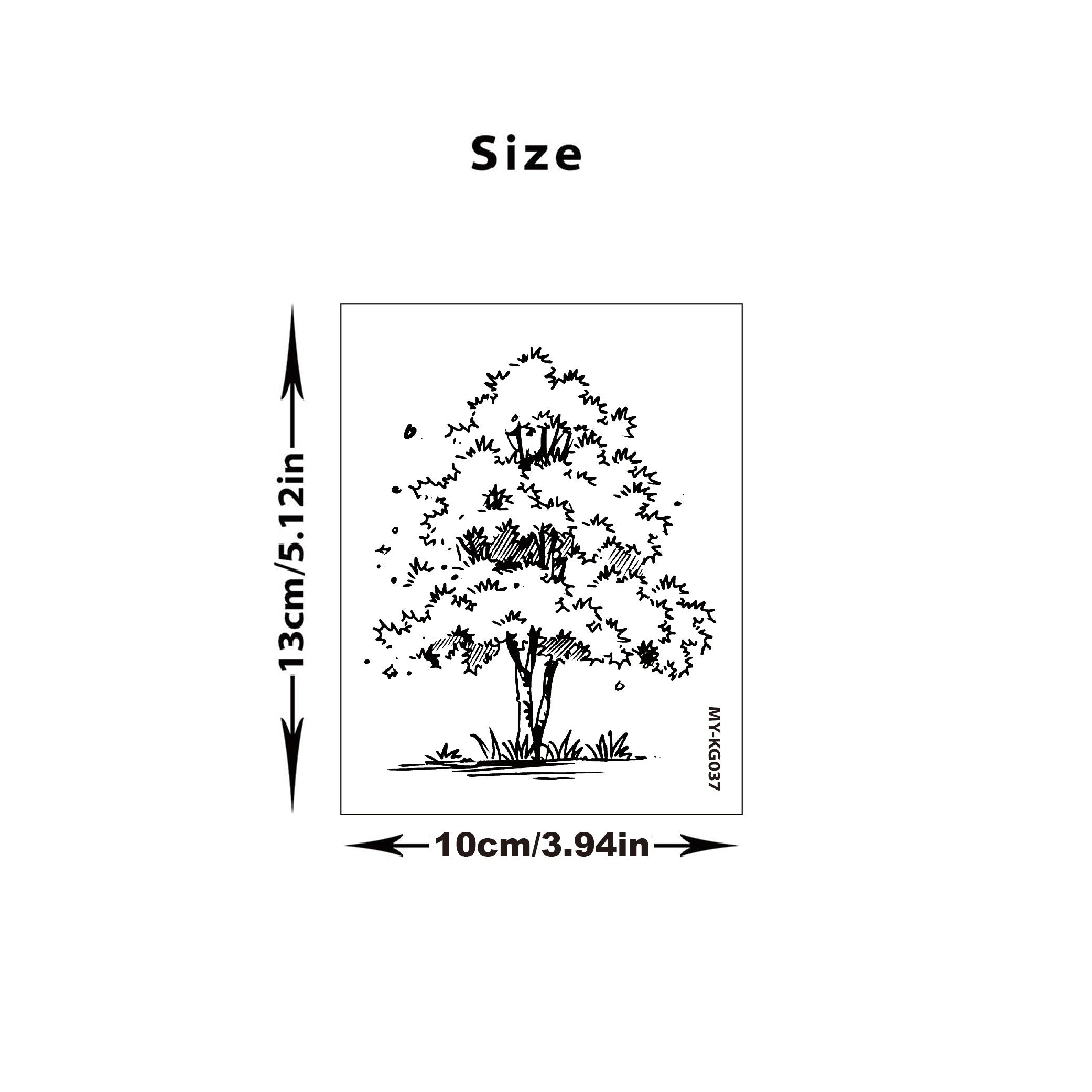 Tree Cartoon Decorative Switch Sticker Wall Decal