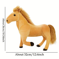 Plush Pony Doll Simulation Animal Plush Toy Great Gift Idea