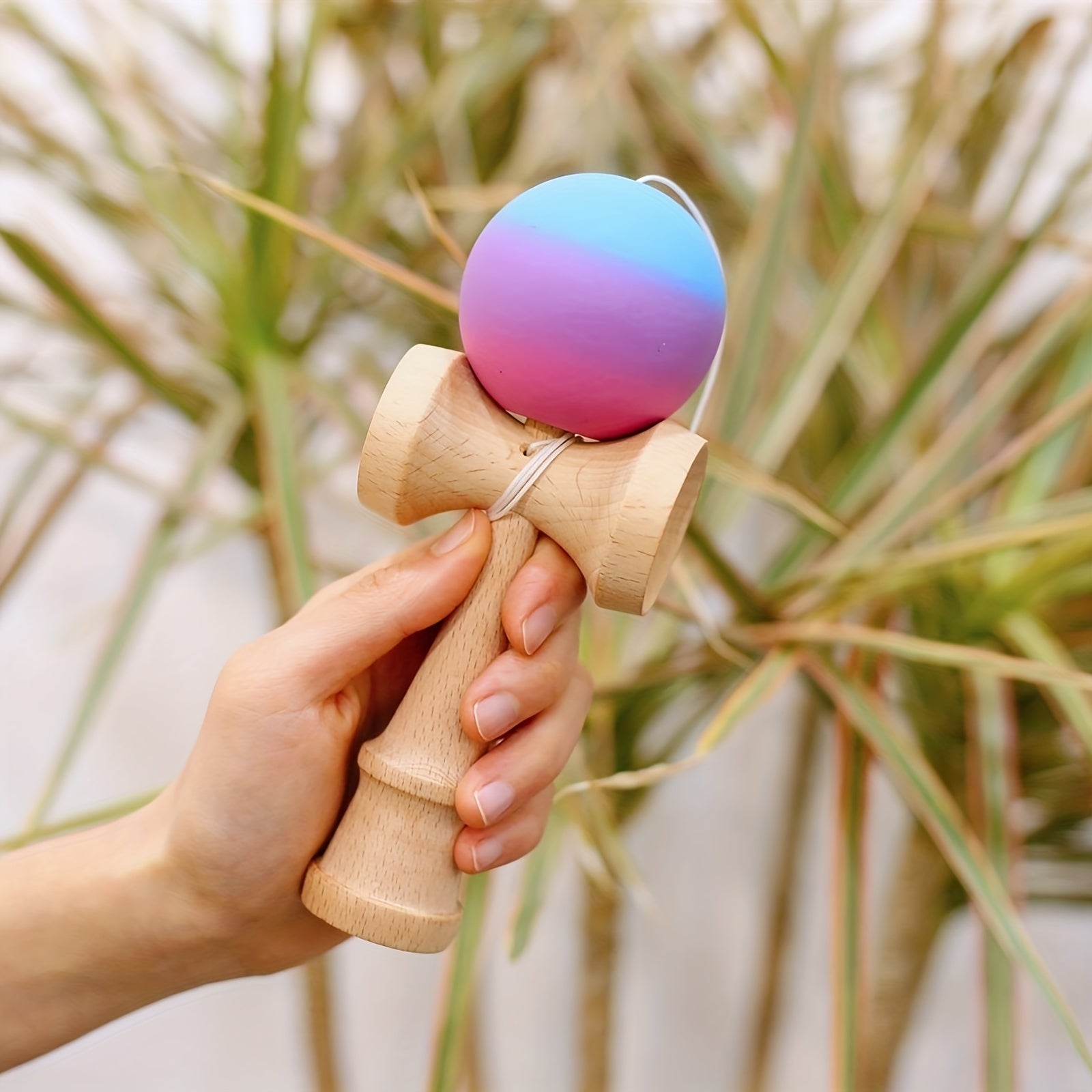 Ombre Wooden Kendama Tri for Balance Reflexes Creativity