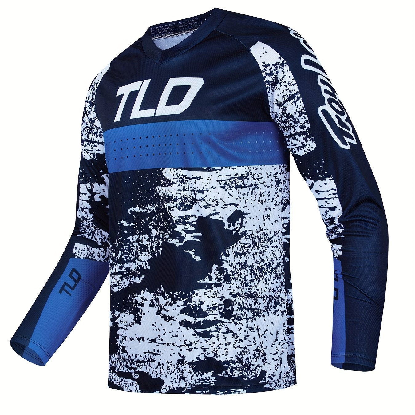 Men's Long Sleeve V neck Outdoor Sports Shirt