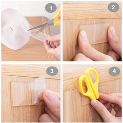 Nano Bubble Tape Double Sided Transparent Waterproof 5m