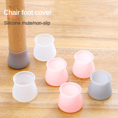 Silicone Chair Leg Protectors for Hardwood Floors - 8pcs