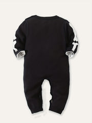 Skull Graphic Baby Jumpsuit Halloween Sweater Cosplay