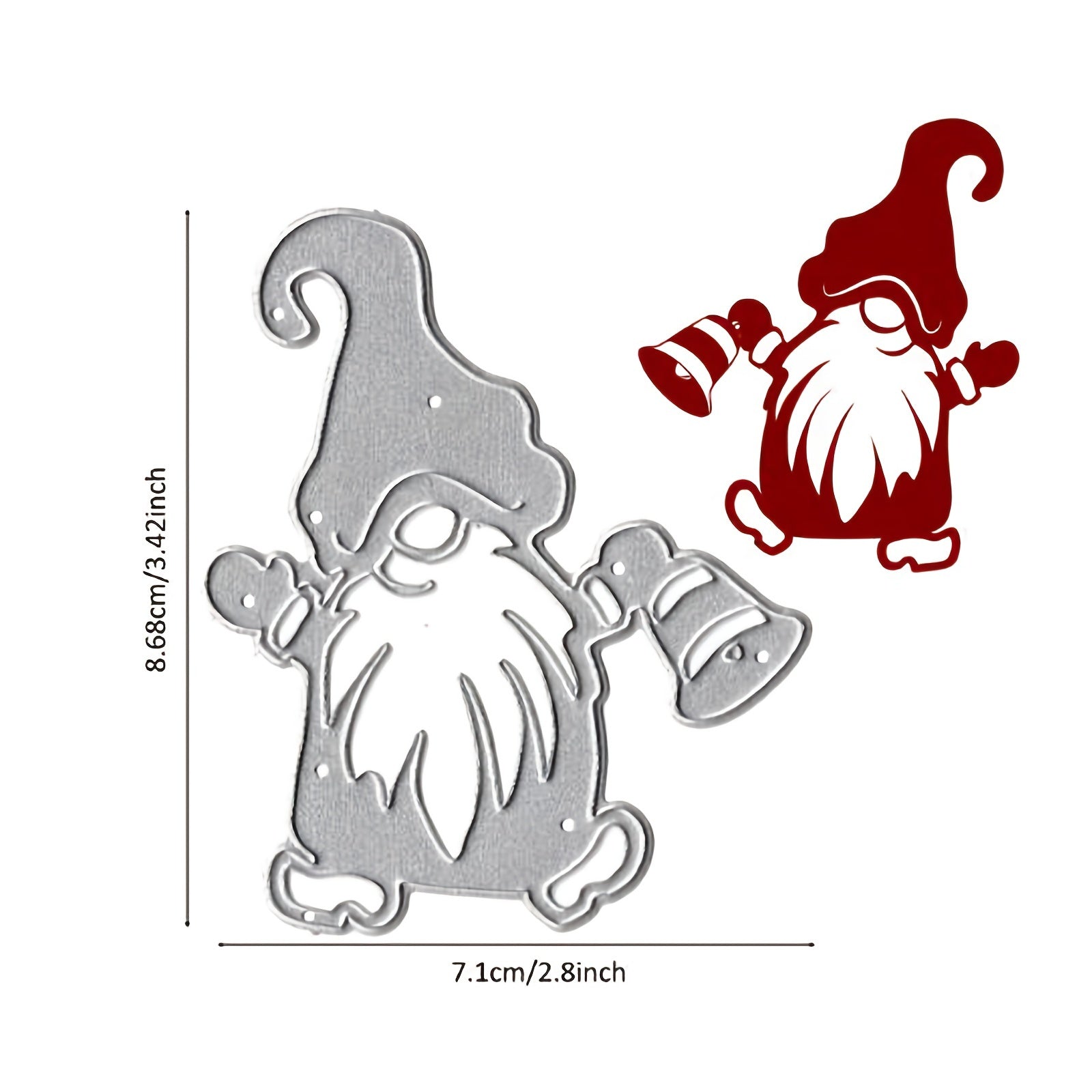 Christmas Santa Claus Die Cuts Snowflake Santa Cutting Dies DIY Scrapbooking