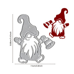 Christmas Santa Claus Die Cuts Snowflake Santa Cutting Dies DIY Scrapbooking