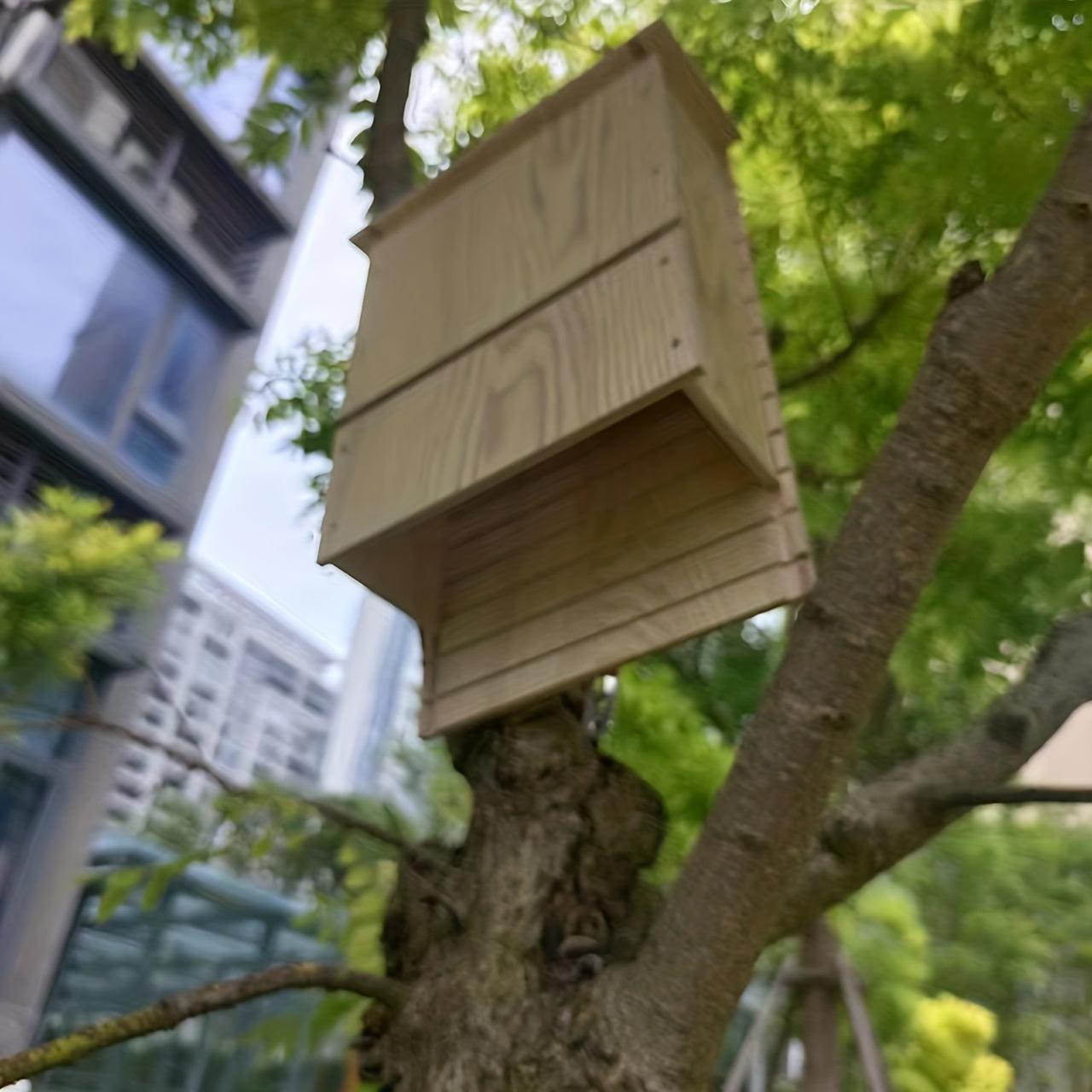 Wooden Bat House Fairy Bird House Outdoor Decor Kit