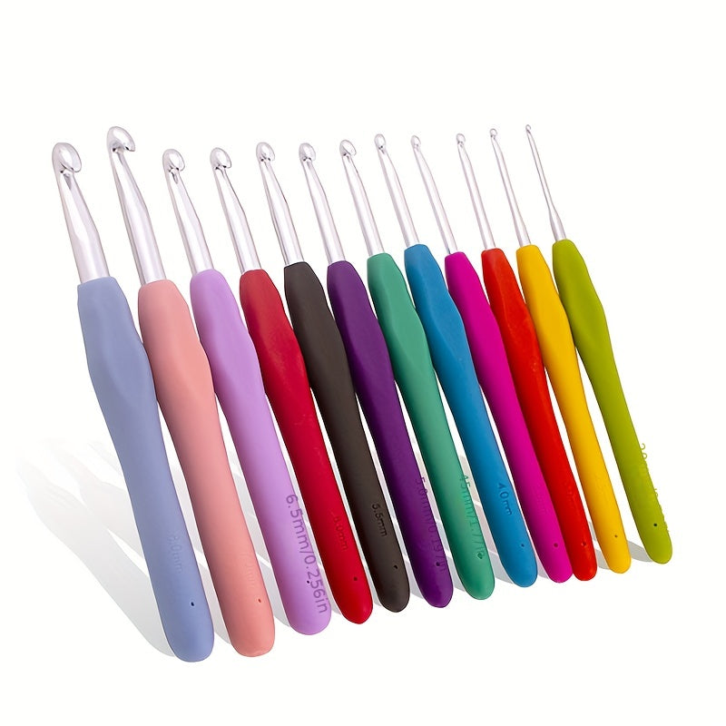 DIY Hand Knitting Tools Set for Sweater Crochet with Ergonomic Soft Grip
