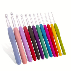 DIY Hand Knitting Tools Set for Sweater Crochet with Ergonomic Soft Grip