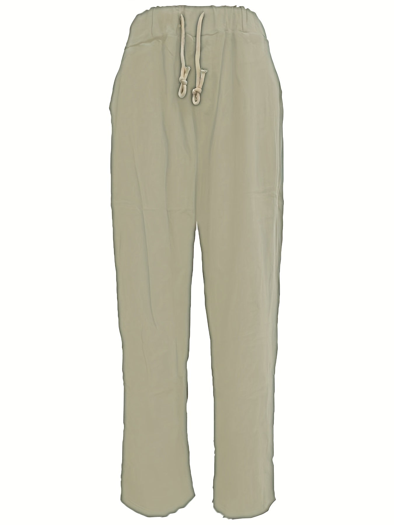 Men's Solid Drawstring Sweatpants With Pockets
