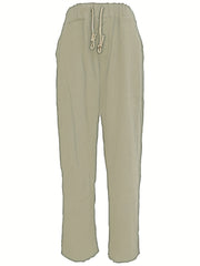 Men's Solid Drawstring Sweatpants With Pockets