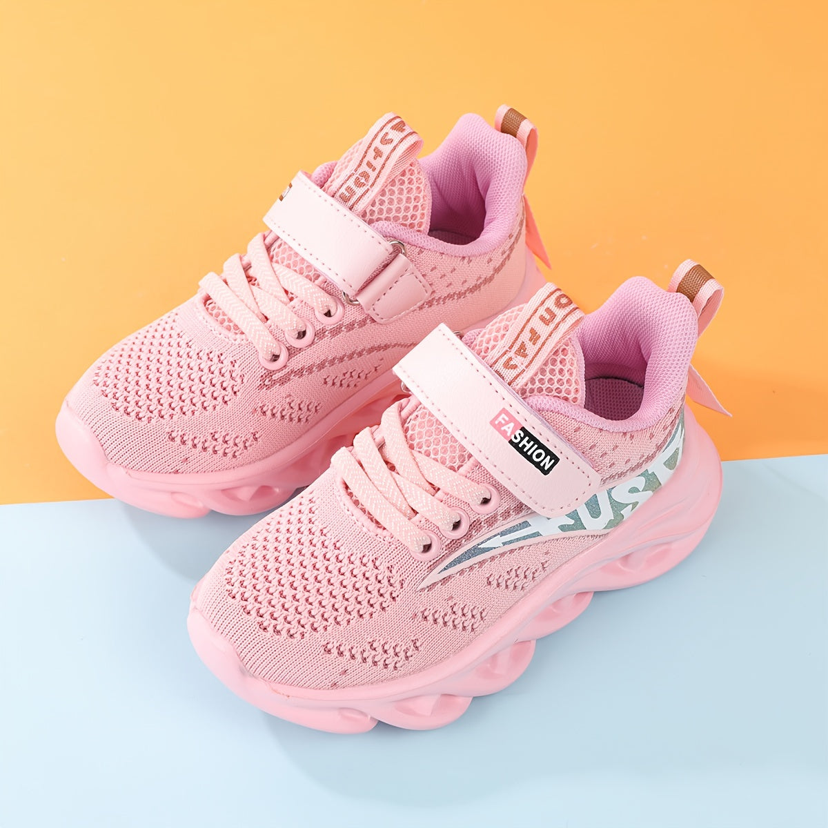 Breathable Woven Sneakers For Girls Teens Lightweight Anti Slip Low Top Sneakers