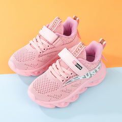 Breathable Woven Sneakers For Girls Teens Lightweight Anti Slip Low Top Sneakers