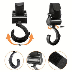 Stroller Hook LATTCURE Baby Stroller Clip Hook for Shopping Bags Toy