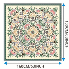Boho Vintage Absorbent Non Slip Rug Stain Resistant Waterproof Mat