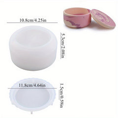 Candle Jar Silicone Mold DIY for Candle Holder Making