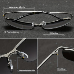 RoyalHot Metal Polarized Sports Sunglasses
