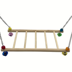 Wooden Swing Toy for Chickens and Parrots - Fun and Durable