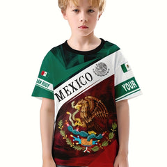 MEXICO Boys Creative T-shirt Summer Kids Outgoing Clothes