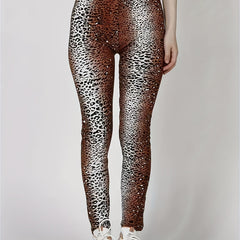 Leopard Print Yoga Leggings High Stretch Fitness Pants