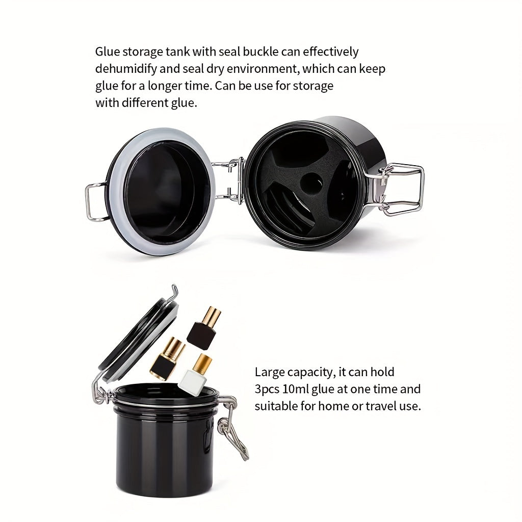 Eyelash Glue Storage Tank Lash Adhesive Jar