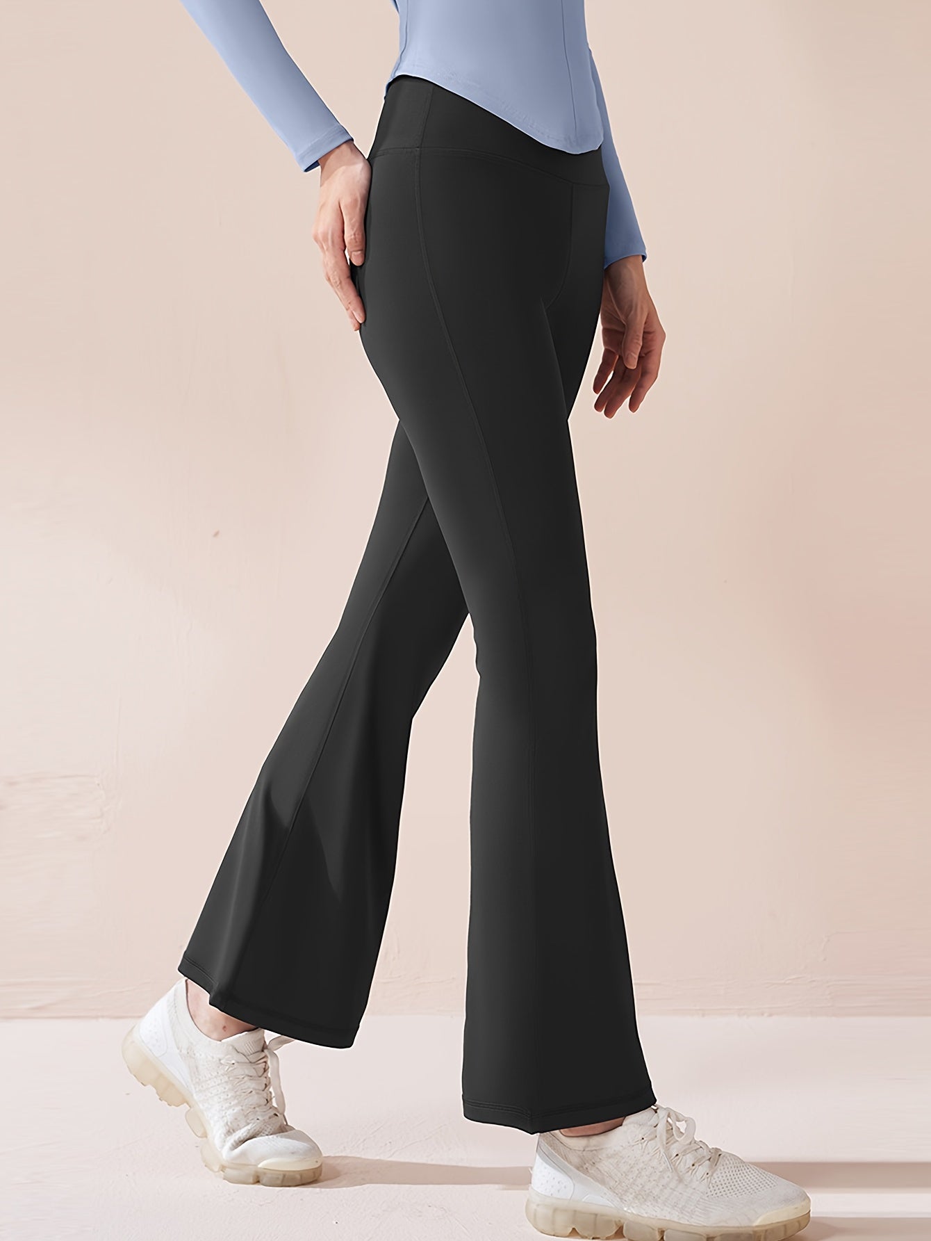 Warm Sports Flare Pants Women's Yoga Bell bottoms Pants