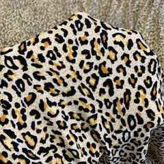 Leopard Pattern Soft Smooth Skin Friendly Fabric 5.90 ft