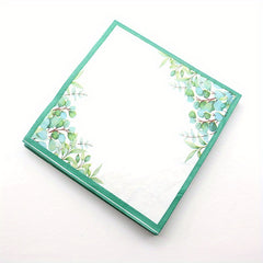 Greenery Yugali Leaf Party Supplies Set - 17 Pcs