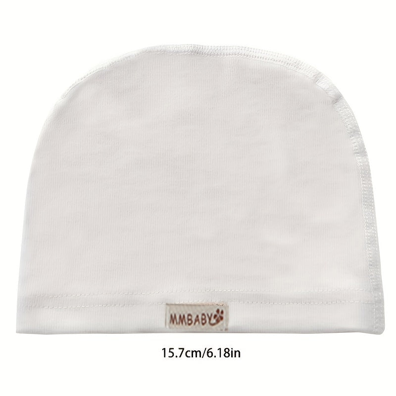 Newborn Baby Hat Unisex 100% Cotton Soft Lovely Hat For Infant Caps 6-12 Months