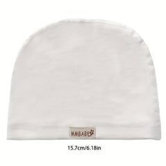 Newborn Baby Hat Unisex 100% Cotton Soft Lovely Hat For Infant Caps 6-12 Months