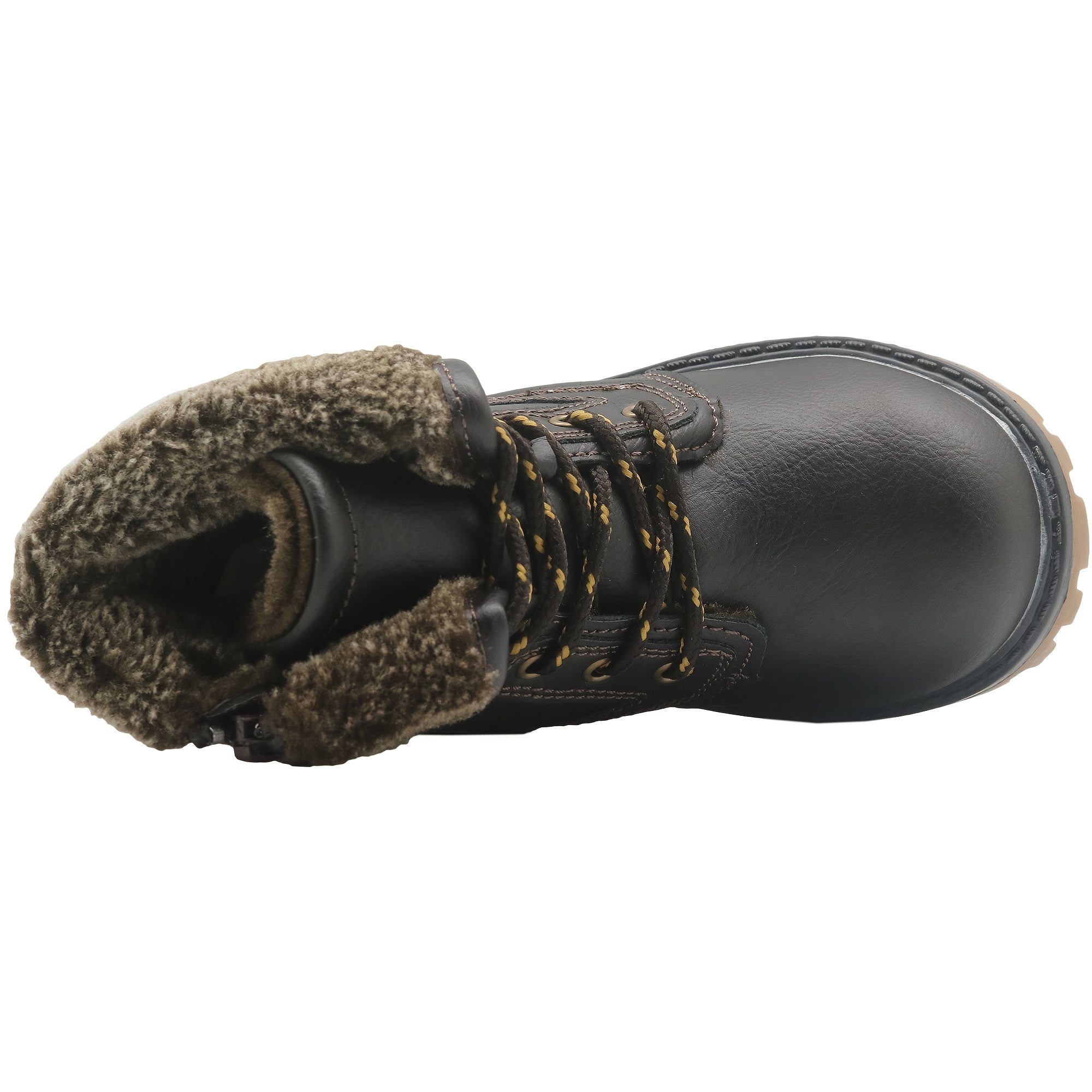 Kids Snow Boots Thermal Cozy Non slip Ankle Boots Outdoor Hiking Shoes Fur Lined