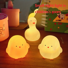 Cartoon Night Light for Children's Bedroom, DIY Soft Sleep Lamp