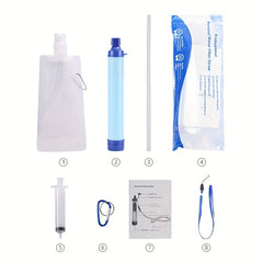 Emergency Water Filter Outdoor Life Drinking Purifier