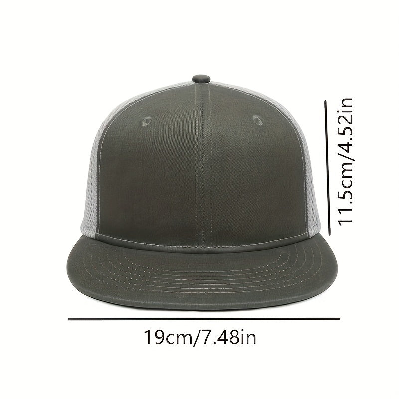 Men's Peaked Cap Outdoor Sports Sunshade Flat Brim Cap Breathable Baseball Cap