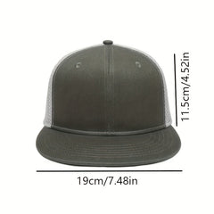 Men's Peaked Cap Outdoor Sports Sunshade Flat Brim Cap Breathable Baseball Cap