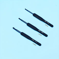 3pcs Crochet Tool Set Knitted Doll Wool Soft Handle Needle Diy Hand Knitting