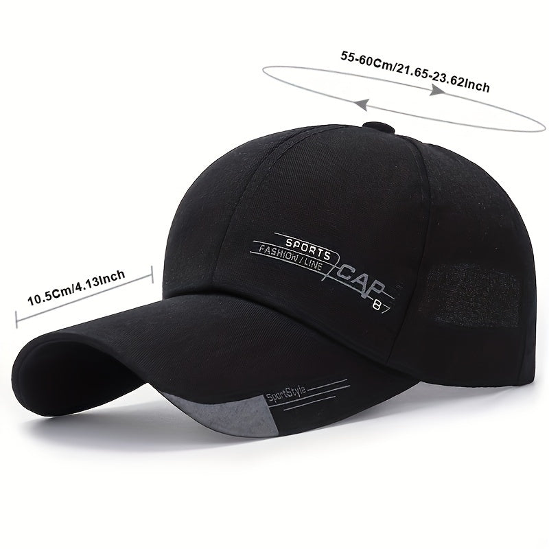 Summer Large Brim Baseball Cap Men's Sun Hat