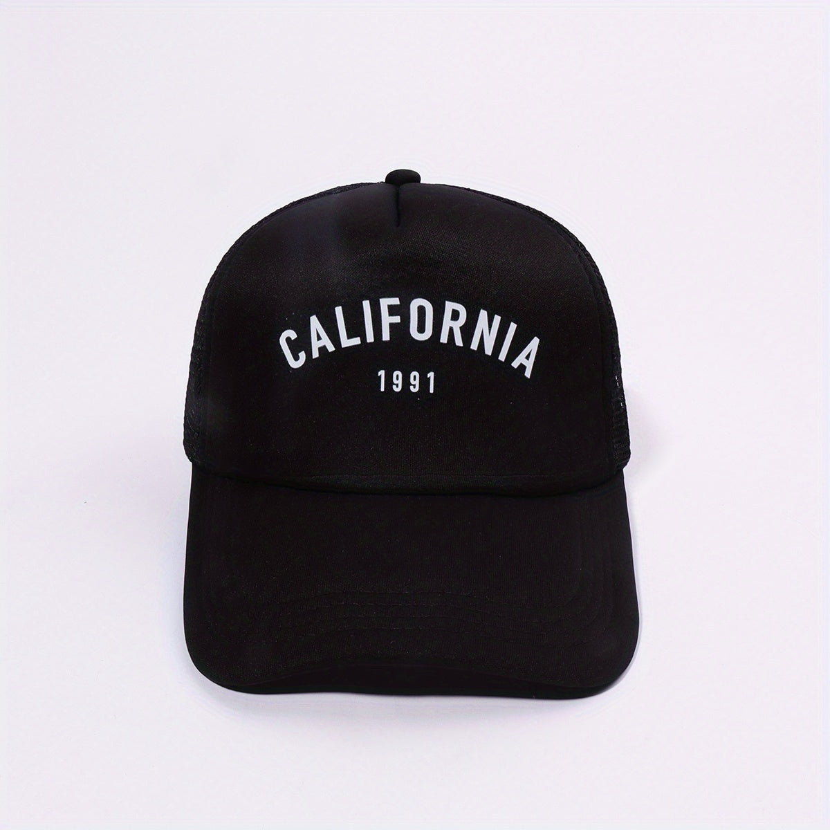 CALIFORNIA 1991 Printed Trucker Hat Mesh Baseball Cap Unisex
