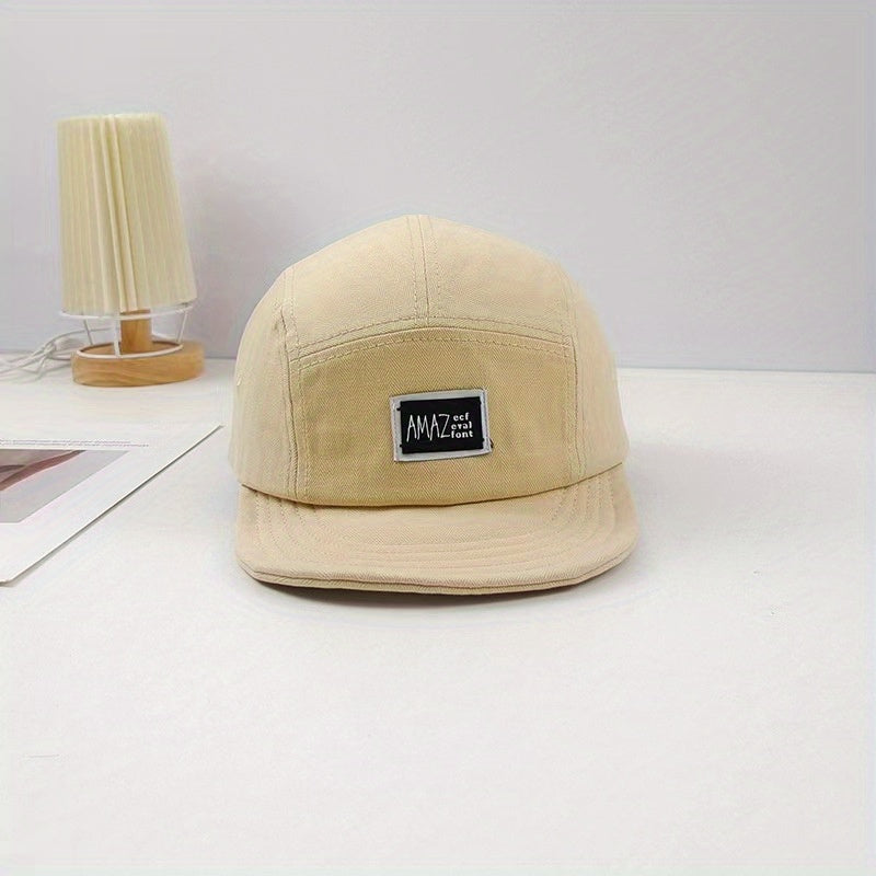 Unisex Breathable Baseball Cap With Letter Embroidery