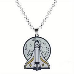The Last Of Us Airplane Planet Pendant Necklace for Men