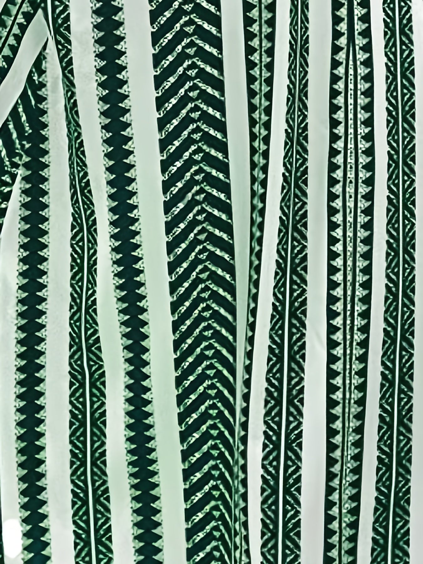 Striped Print Split Skirt for Spring & Summer