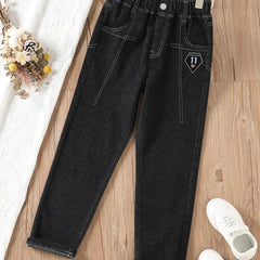 Boys Straight Denim Pants Kids Jeans Spring Autumn Winter