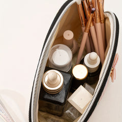 Pink Glitter Butterfly Makeup Toiletries Bag