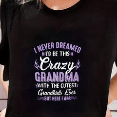 Crazy Grandma Short-Sleeved T-shirt