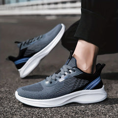 Men's Weave Knit Casual Shoes Lightweight Non Slip Sneaker