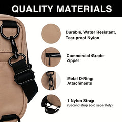 Sports Crossbody Bag Detachable Waist Bag Outdoor Running Storage Bag