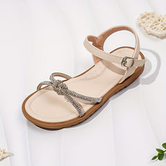 Girls Rhinestone Sandals: Lightweight Dress Sandals for Outdoor