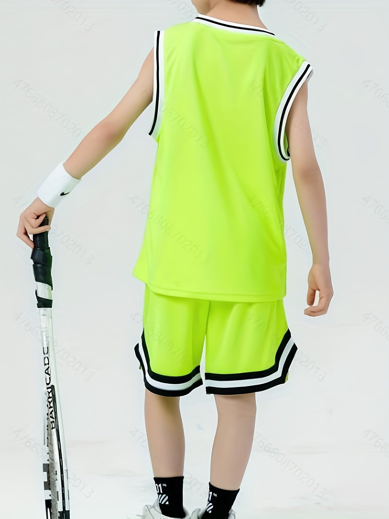 Youth Basketball Tank Top & Shorts Set for Summer Training