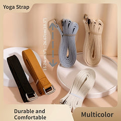 Adjustable Yoga Belt Sliding Buckle Fitness Band