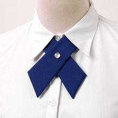 Adjustable Criss Cross Bow Tie School Uniform Tie For Girls