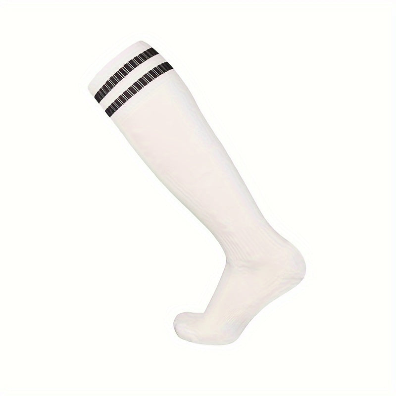 Non-slip Soccer Socks - Striped Compression Socks for Adults & Children